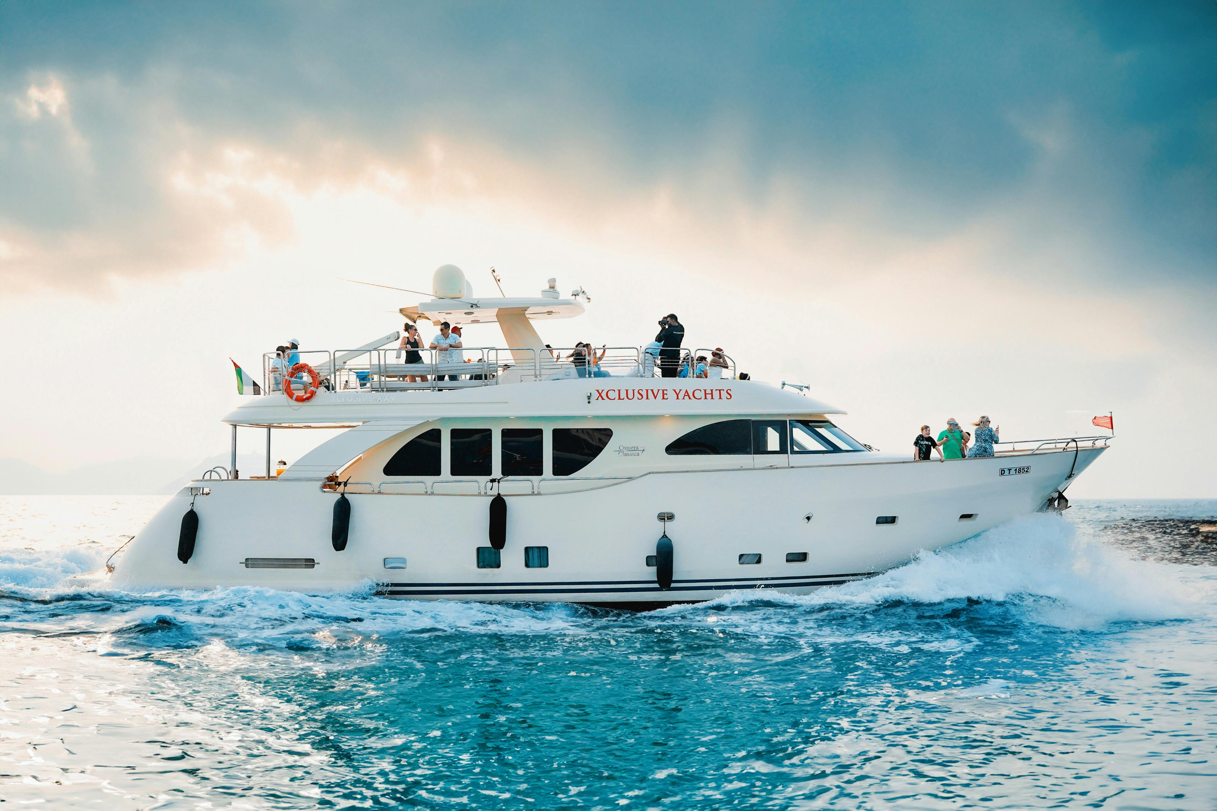 Dubai Marina: Luxury Yacht Tour with Breakfast or BBQ - Photo 1 of 8